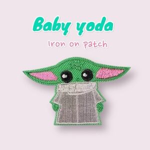 Star Wars baby yoda iron on patch